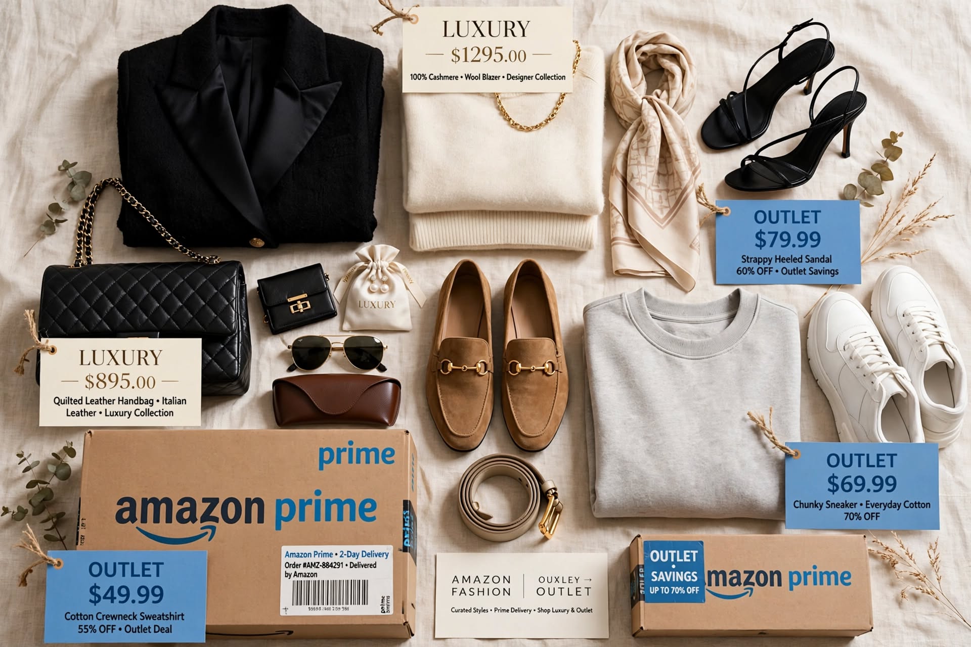 Amazon: clothing ranging from luxury to outlet