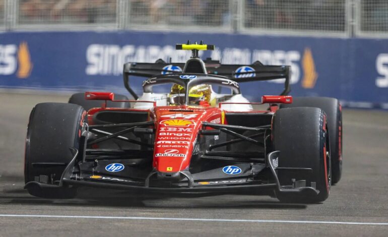  Lewis Hamilton Ferrari singapore 2026