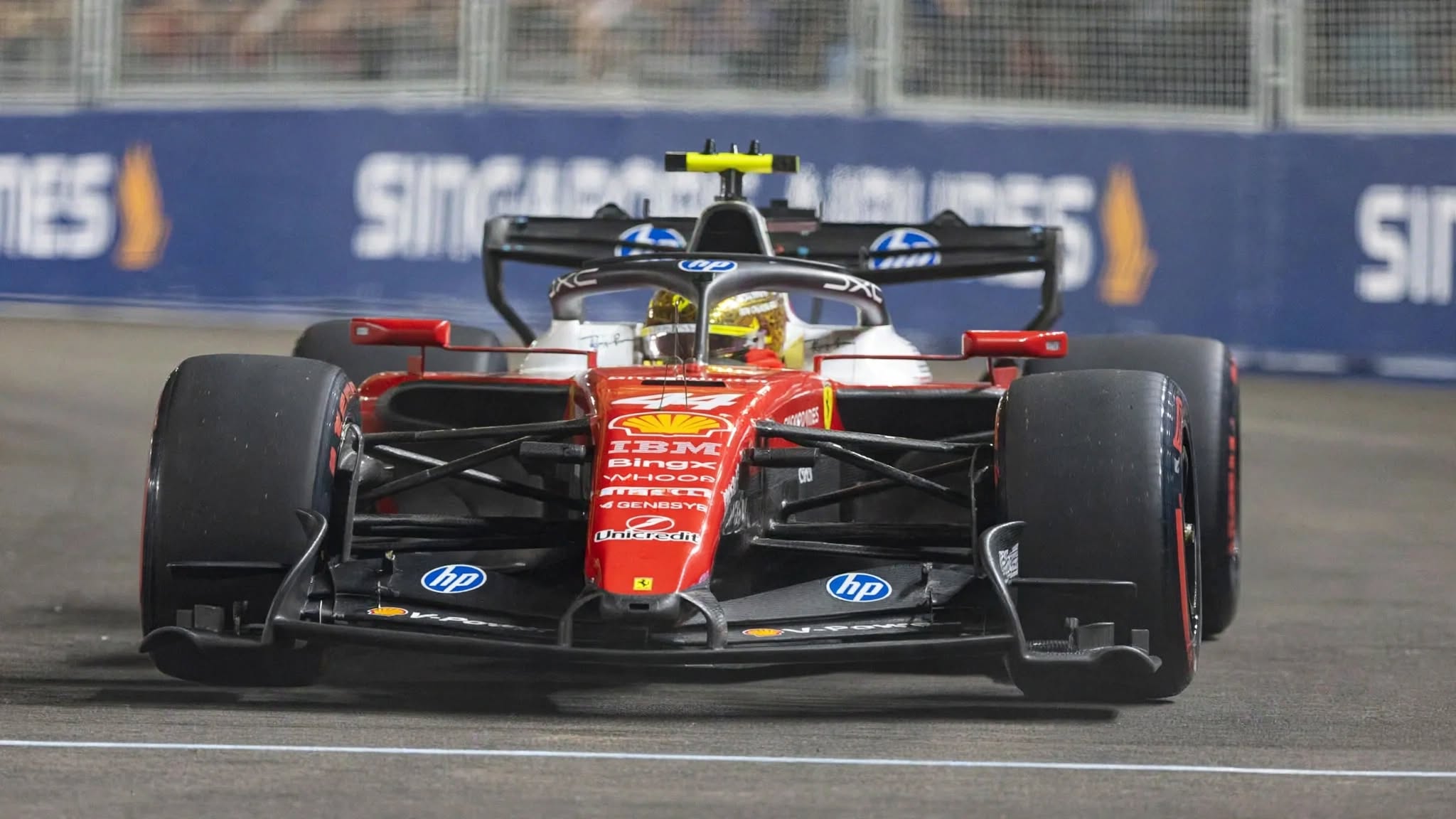 Lewis Hamilton Ferrari singapore 2026