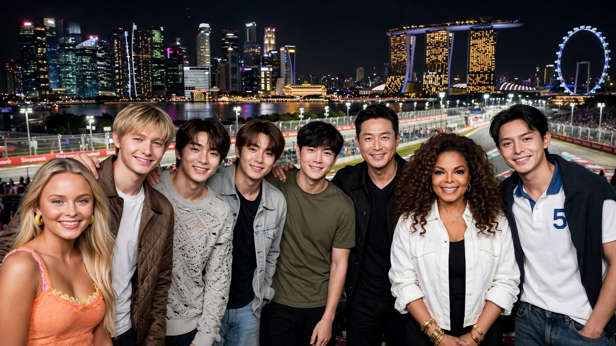 singapore GP celebrities 2026